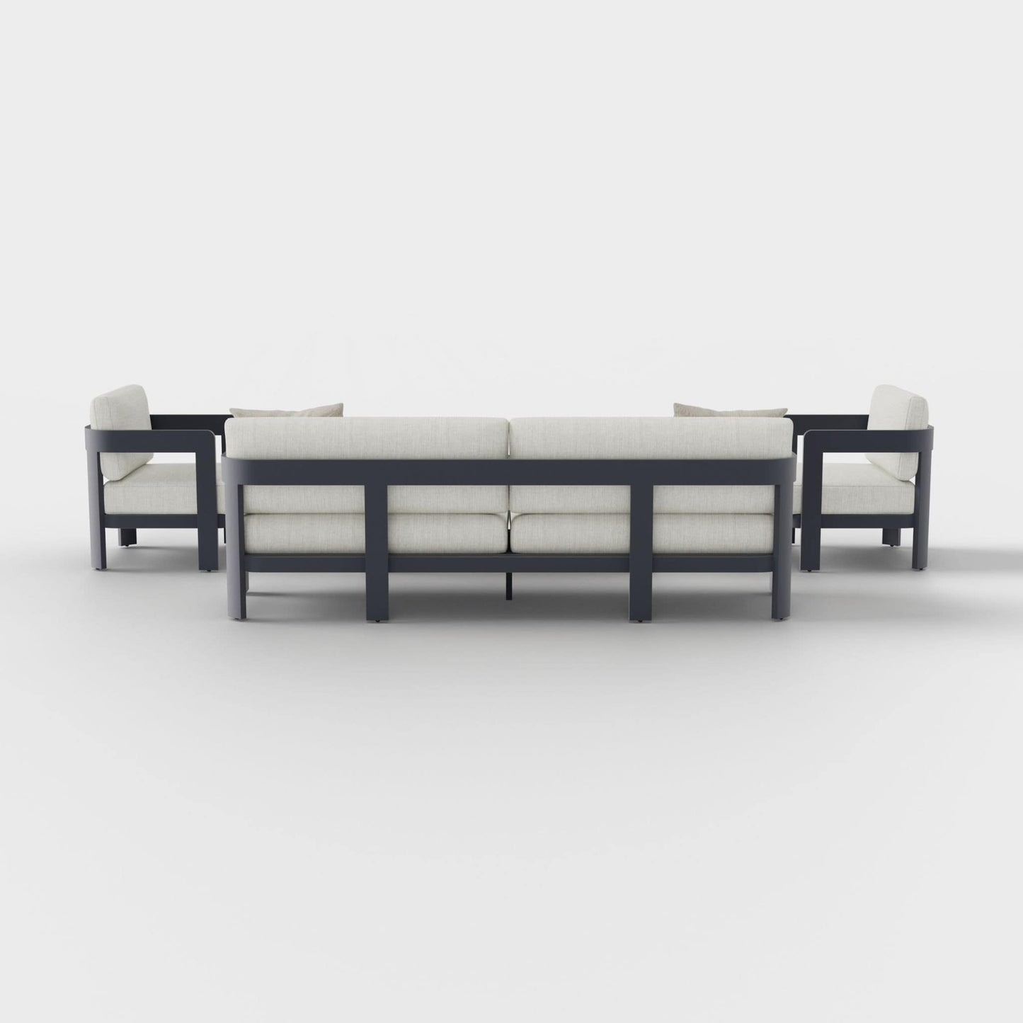 Aspen 4-Piece Lounge Set with Sunbrella® Cushions