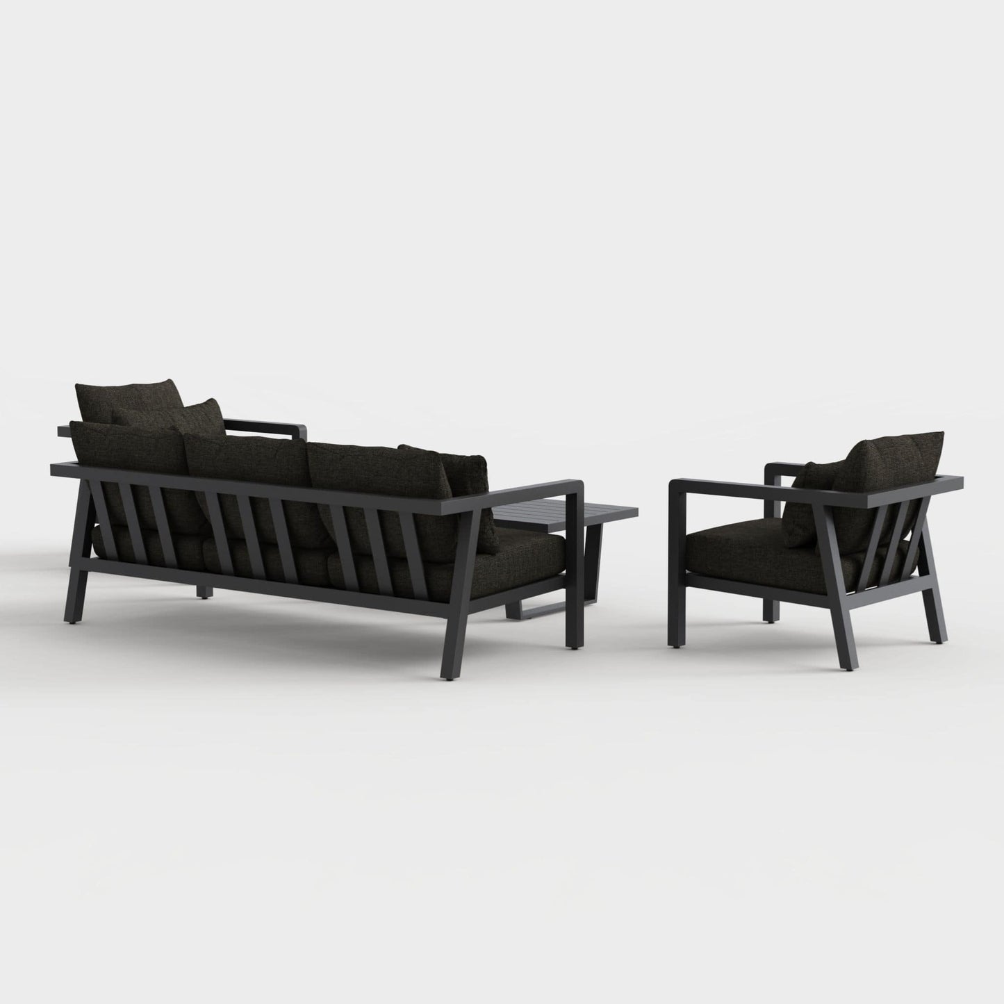 Monarch 4-Piece Lounge Set with Sunbrella® Cushions