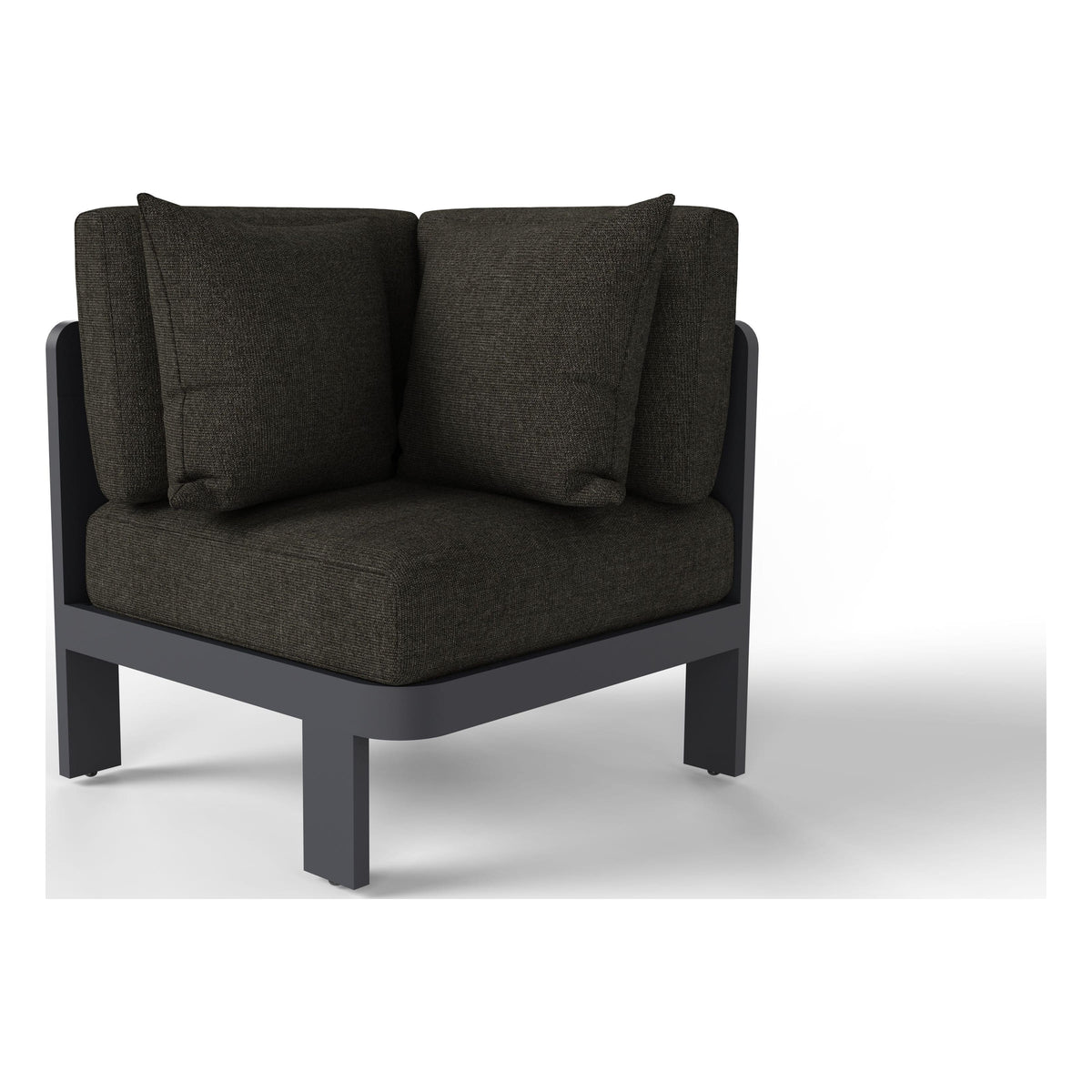 Aspen corner outdoor chair in Carbon