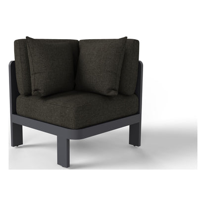 Aspen corner outdoor chair in Carbon