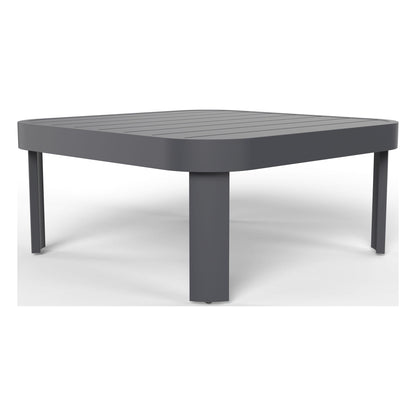 Aspen slatted aluminum coffee table