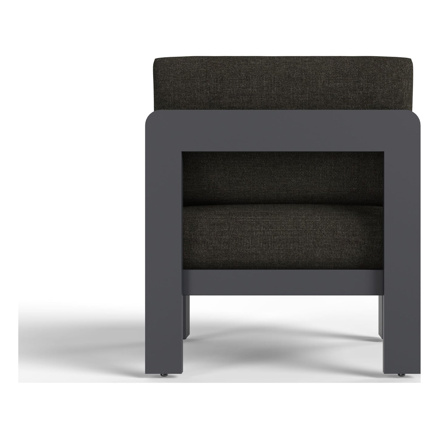Carbon arm section from the Aspen modular outdoor sectional