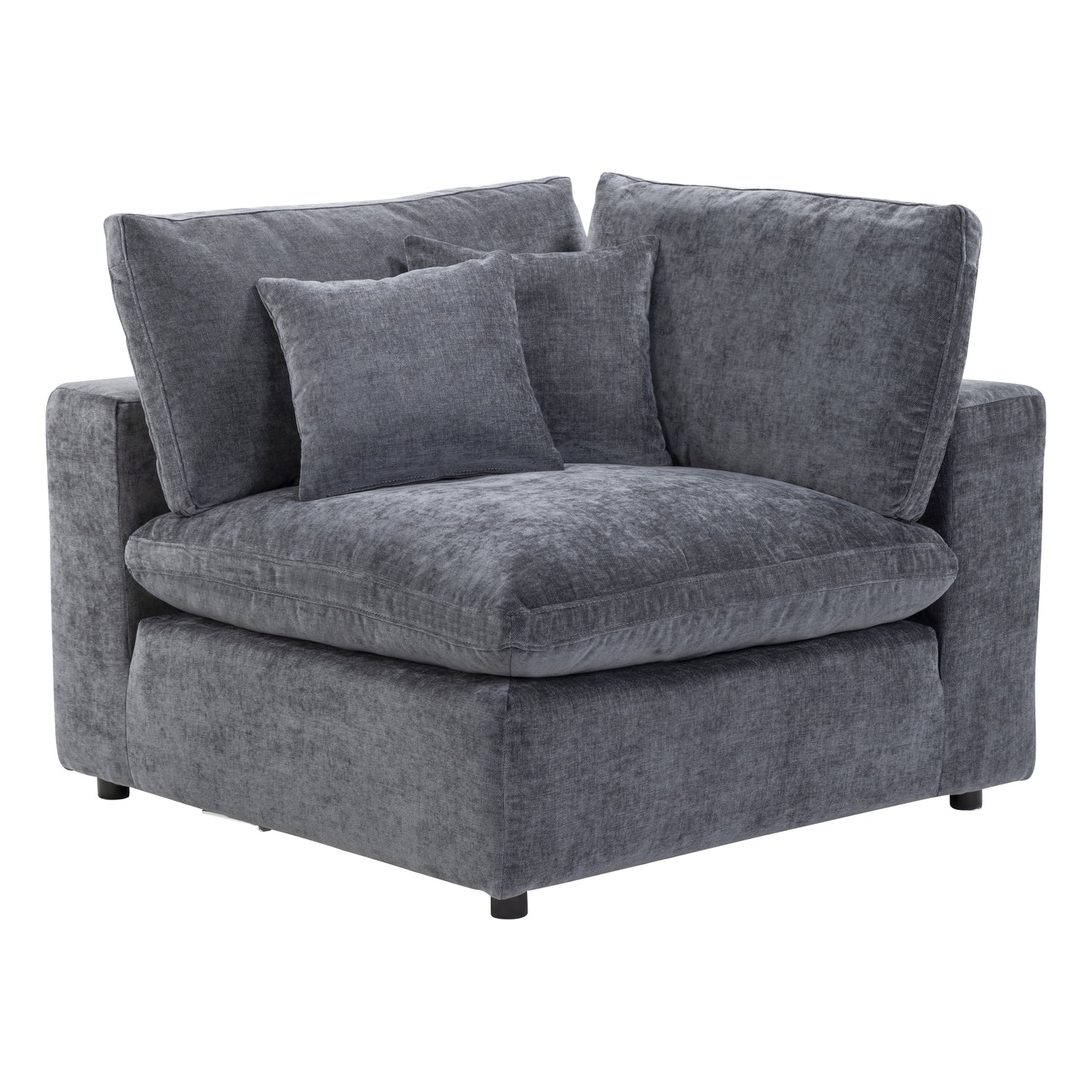 Alvora corner modular piece in Dark Grey