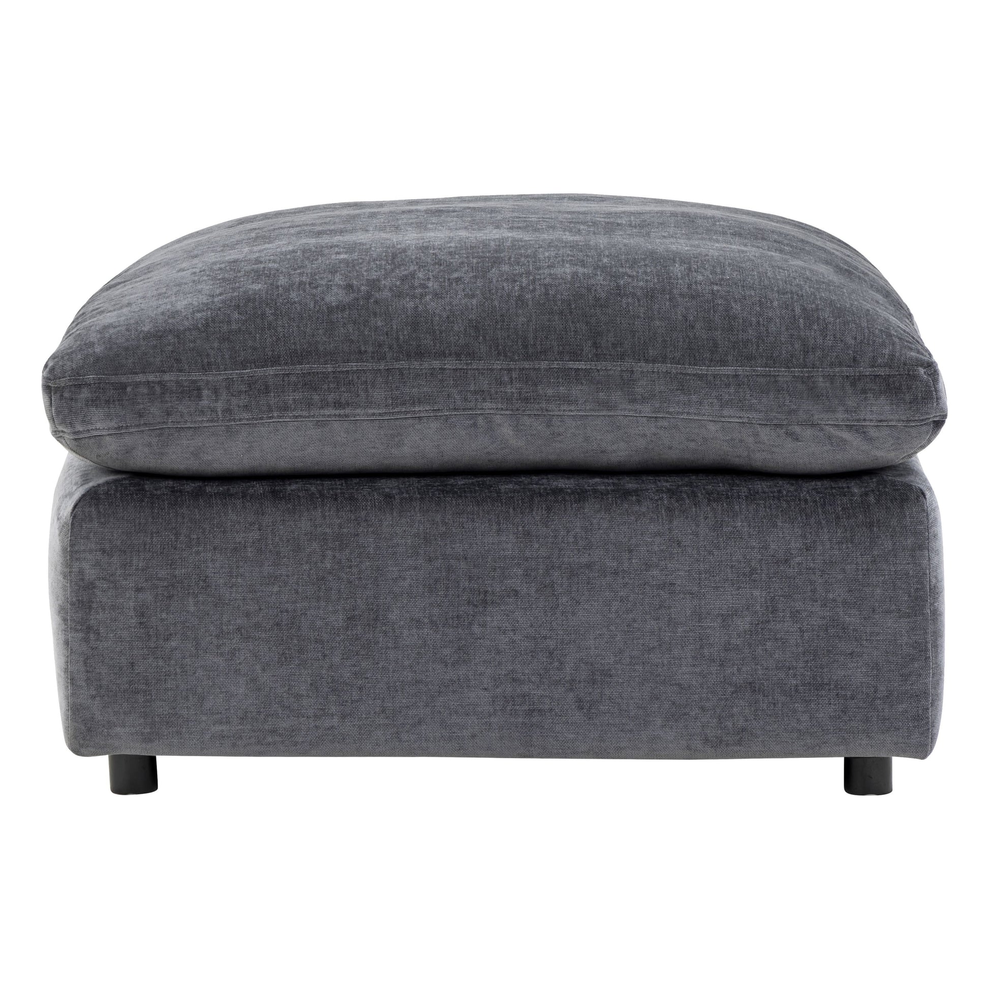 Alvora modular ottoman in Dark Grey