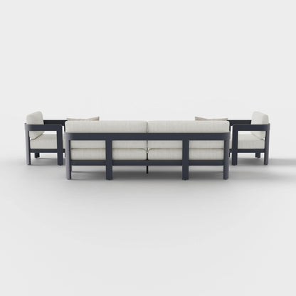 Aspen 4-Piece Lounge Set with Sunbrella® Cushions