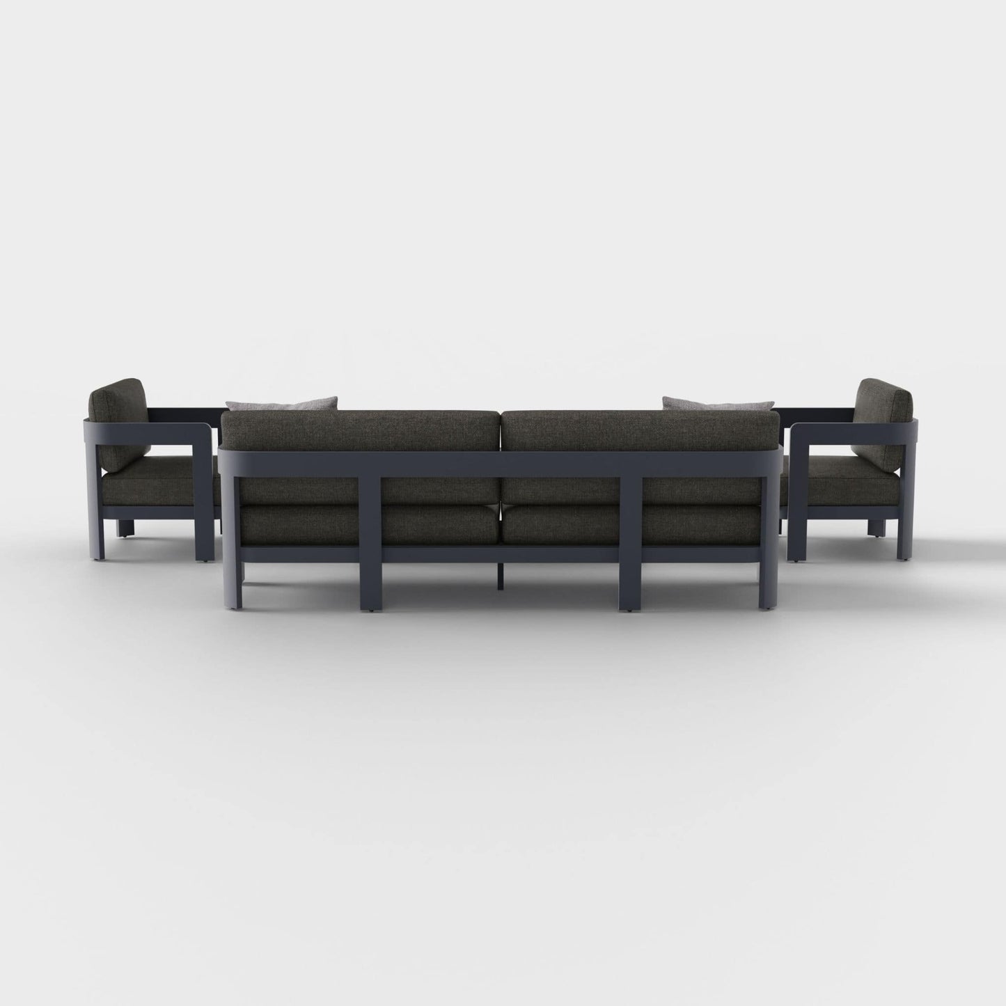 Aspen 4-Piece Lounge Set with Sunbrella® Cushions