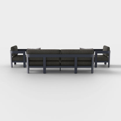 Aspen 4-Piece Lounge Set with Sunbrella® Cushions