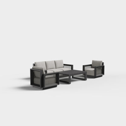Sierra 4‑Piece Lounge Set with Sunbrella® Cushions