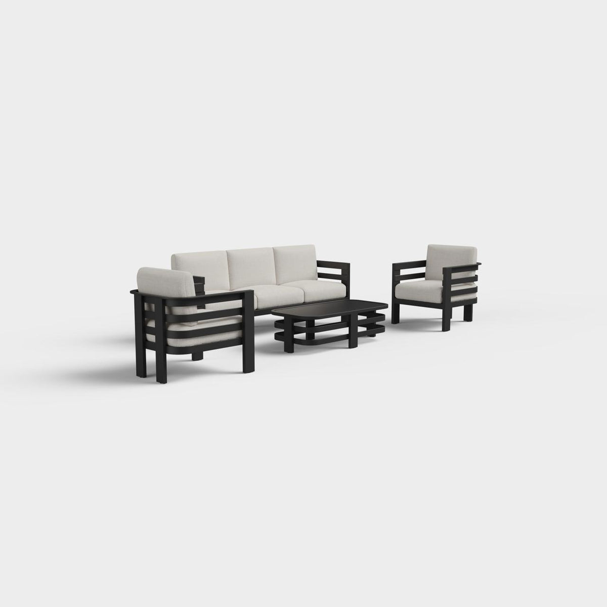 Cascade 4‑Piece Lounge Set with Sunbrella® Cushions